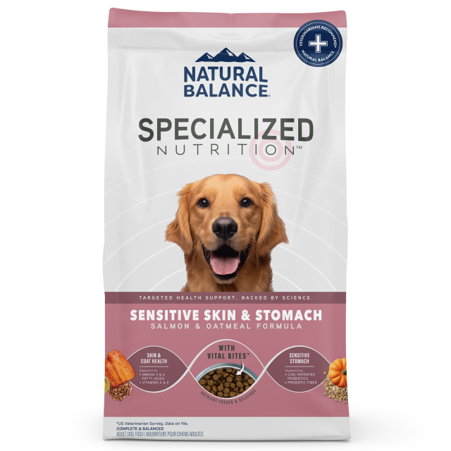 Natural Balance Sensitive Skin & Stomach Salmon & Oatmeal Formula Dry Dog Food
