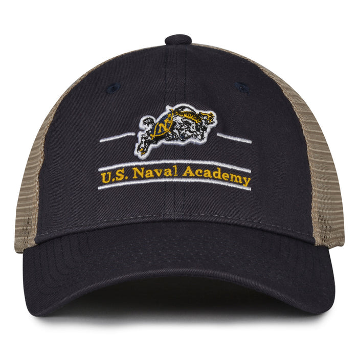 Navy Split Bar Trucker