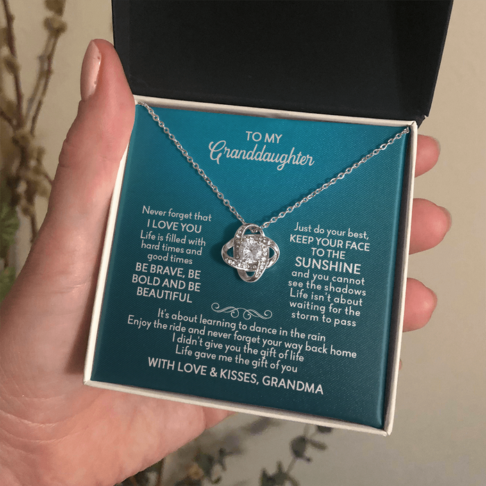 Never Forget That I Love You, To My Granddaughter, From Grandma Gift For Granddaughter - JWshinee