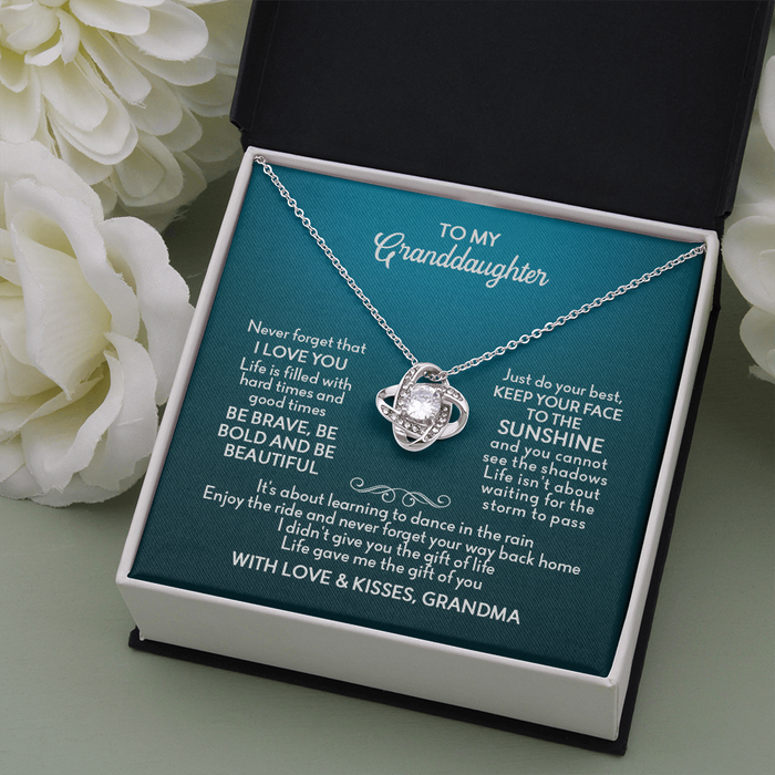 Never Forget That I Love You, To My Granddaughter, From Grandma Gift For Granddaughter - JWshinee