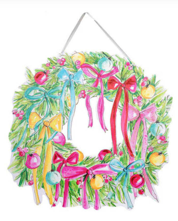 New! Christmas Wreath Door Hanger