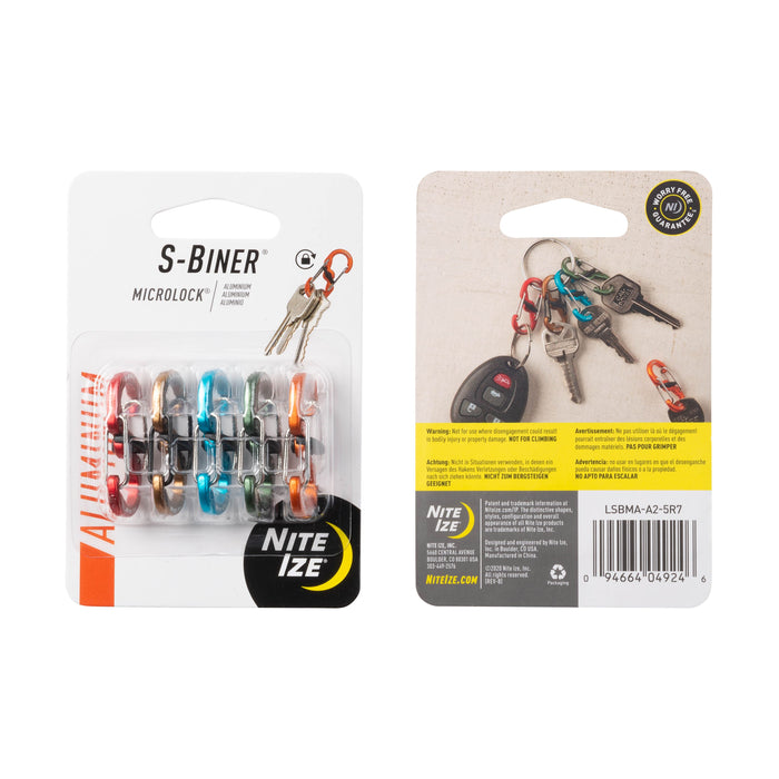 Nite Ize S-Biner® MicroLock® Aluminum