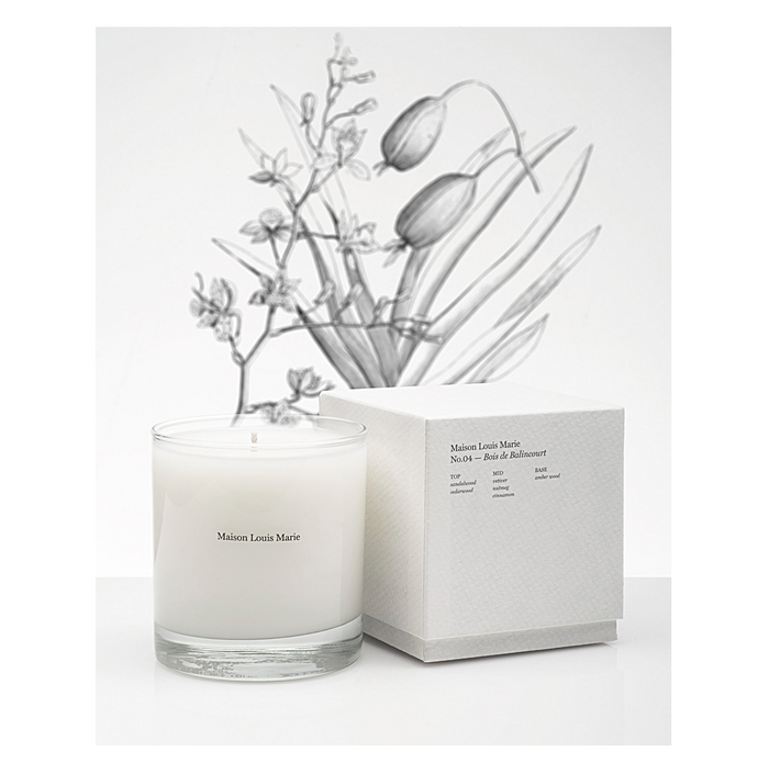 No.04 Bois de Balincourt Scented Candle - Maison Louis Marie
