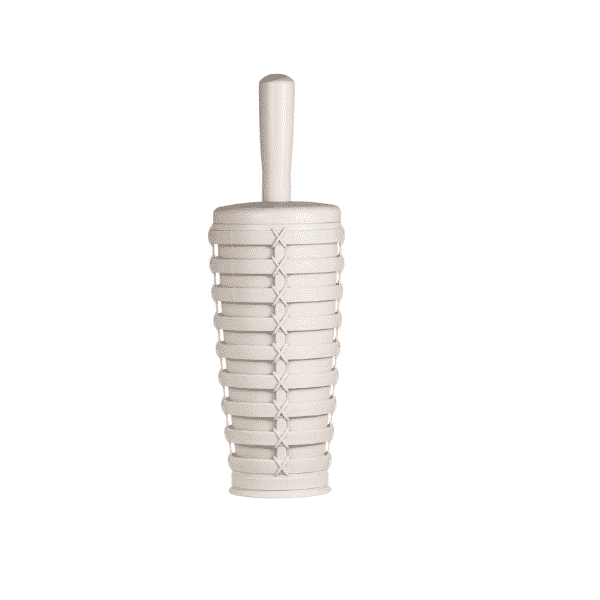 Primanova toilet brush Plastic gray front view