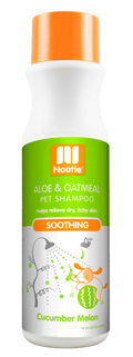 Nootie Soothing Aloe & Oatmeal Cucumber Melon Shampoo for Dogs