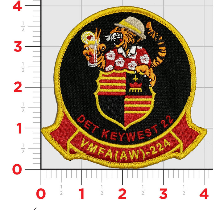 Official VMFA(AW)-224 Bengals Key West Det 2022 Chest Patch