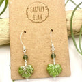 Olive Leaf Peeper Earrings