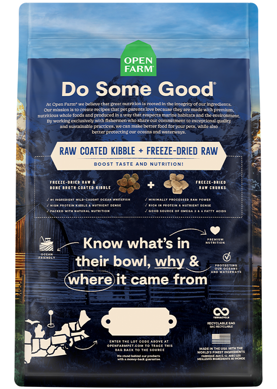 Open Farm Wild Ocean Ancient Grains RawMix for Dogs