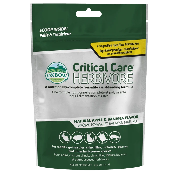 Oxbow Animal Health Critical Care Herbivore Apple-Banana