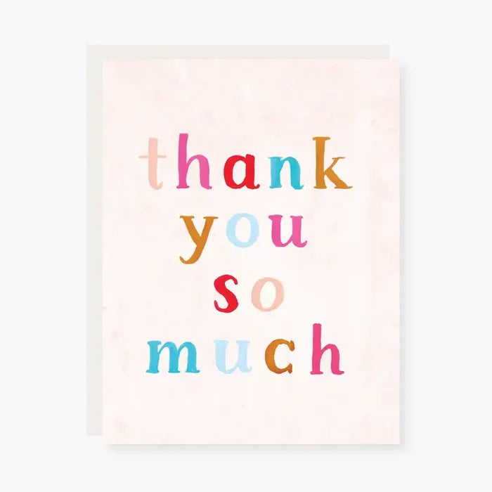 Painted Letters Thank You Card Boxed Set