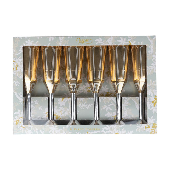 Party Poppers -Sparkling Flutes