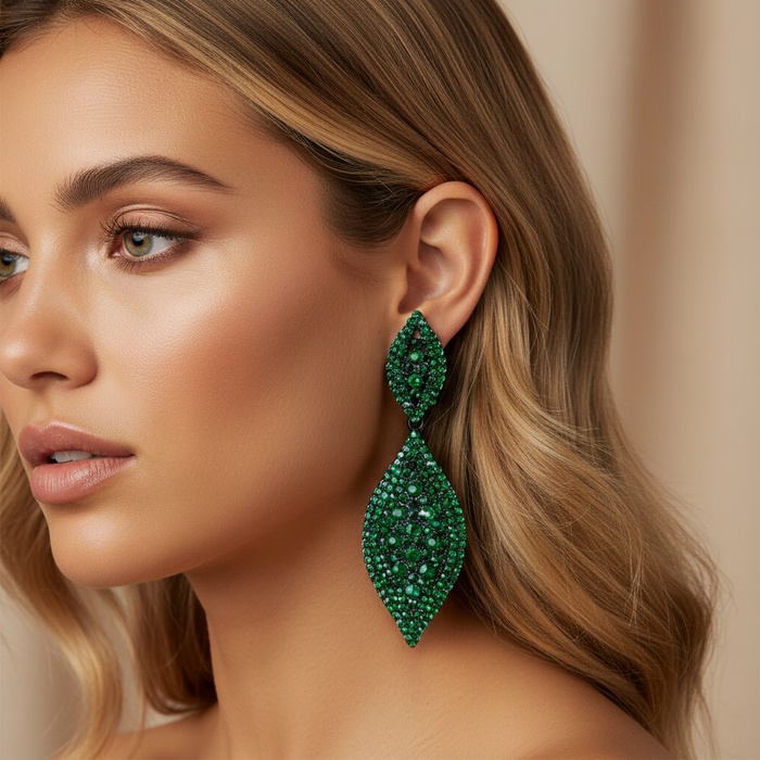 Marquise Leaf Green