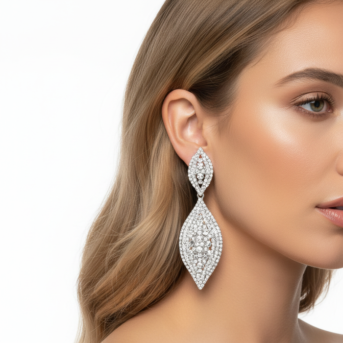 Marquise Leaf Clear