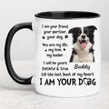 Personalized Dog Mom mug - Your friend your partner your dog, custom photo, custom coffee cup, gift for dog lovers