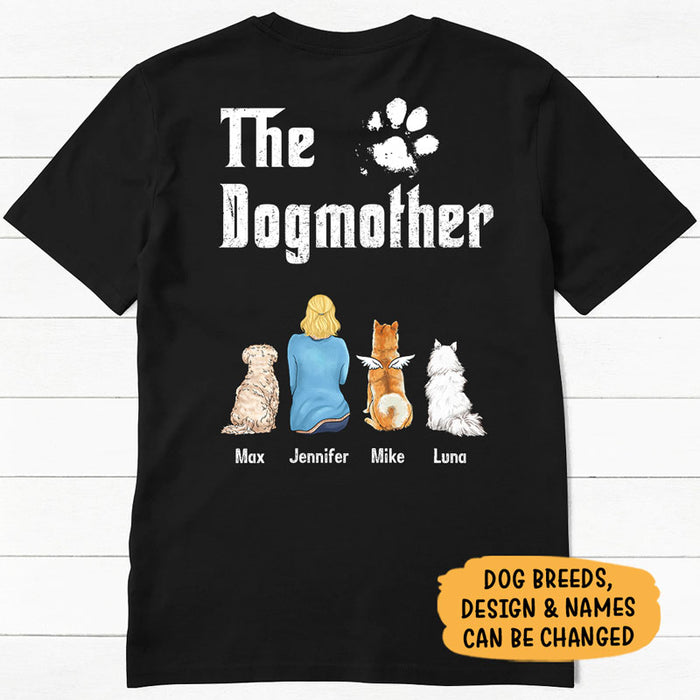 Personalized Dog Mom Shirt - The dog mother parody, Custom t-shirt gift for dog lovers