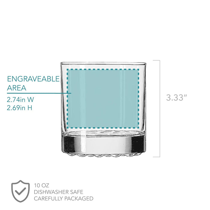 Personalized Madrina Cocktail Glass, Design: GDMA2