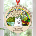 Pet Loss Suncatcher - The Rainbow Bridge Had Visiting Hours, Personalized Dog Memorial Gift