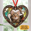 Pet Memorial Suncatcher - My Favorite Hello, Personalized Photo Gift for Loss of Dog