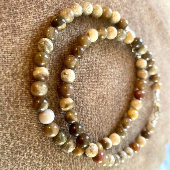 Petrified Wood Men's Bracelet