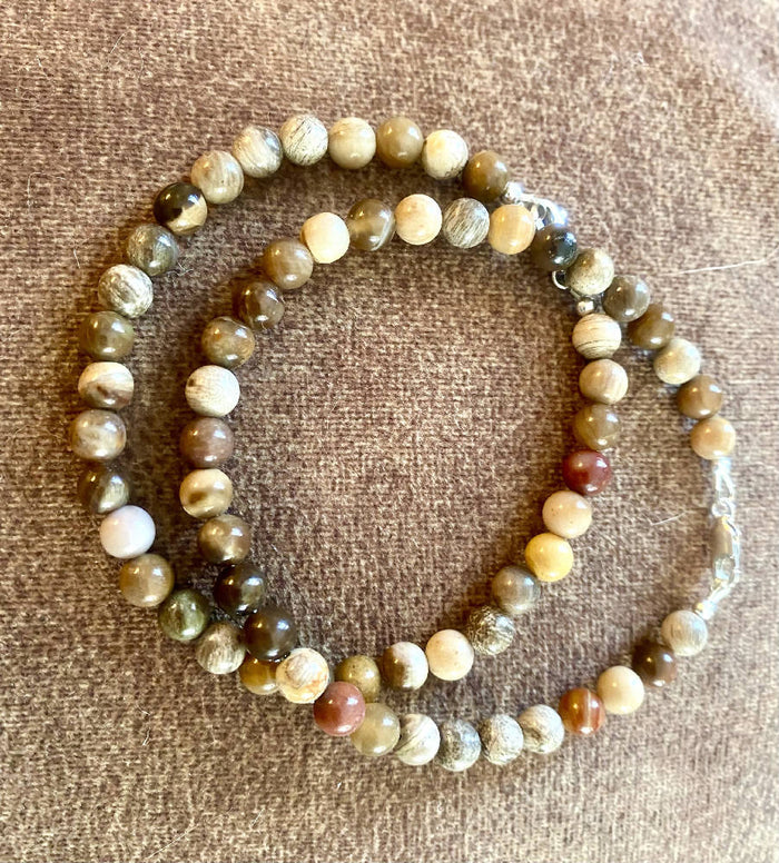 Petrified Wood Men's Bracelet