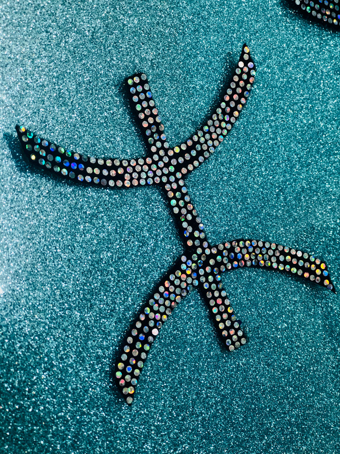 PISCES ZODIAC BLING PATCH