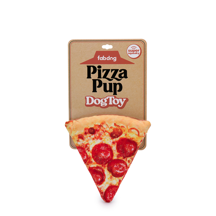 fabdog® Pizza Pup Slice Dog Toys