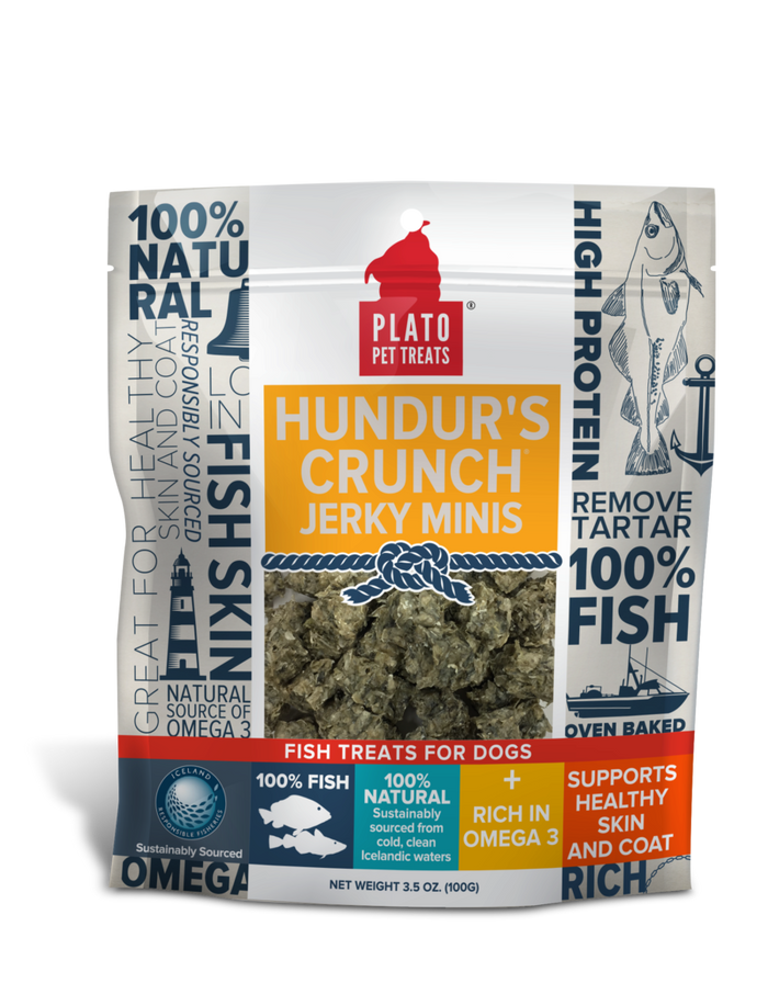 Plato Hundur’s Crunch Jerky Minis Fish Dog Treats