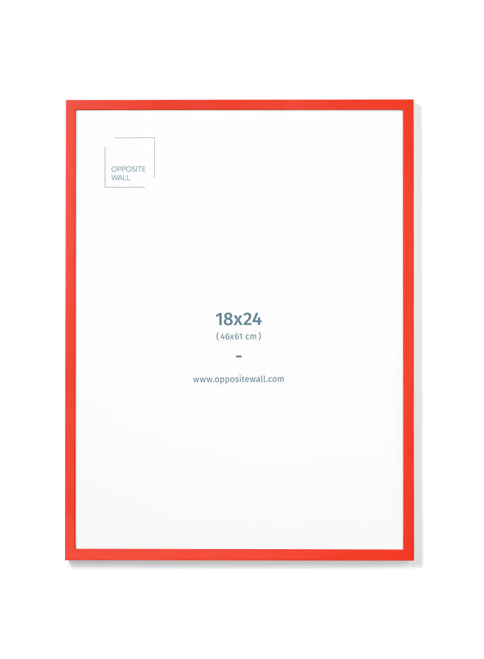Poppy Wood Frame, 18x24 in | 46x61 cm