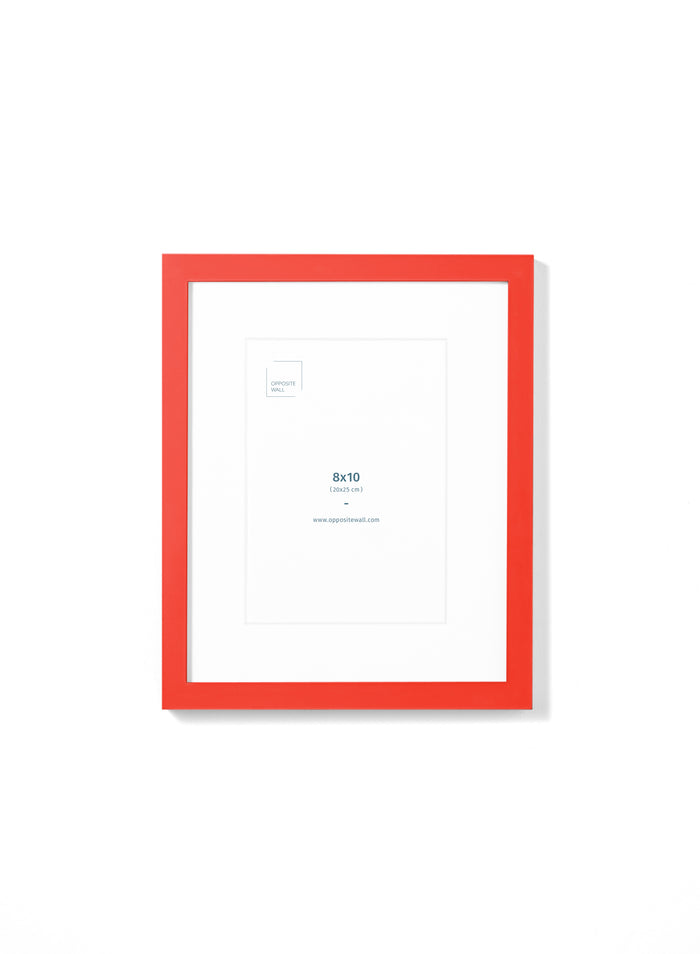 Poppy Wood Frame, 8x10 in | 20x25 cm