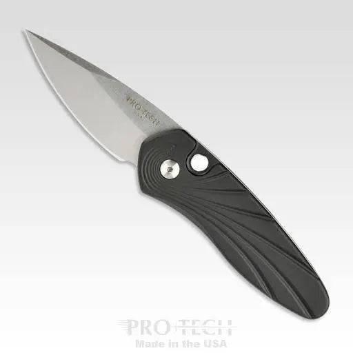 ProTech Sprint Black Auto Knife 3D Wave (1.95" Stonewash) 2936 - NORTH RIVER OUTDOORS