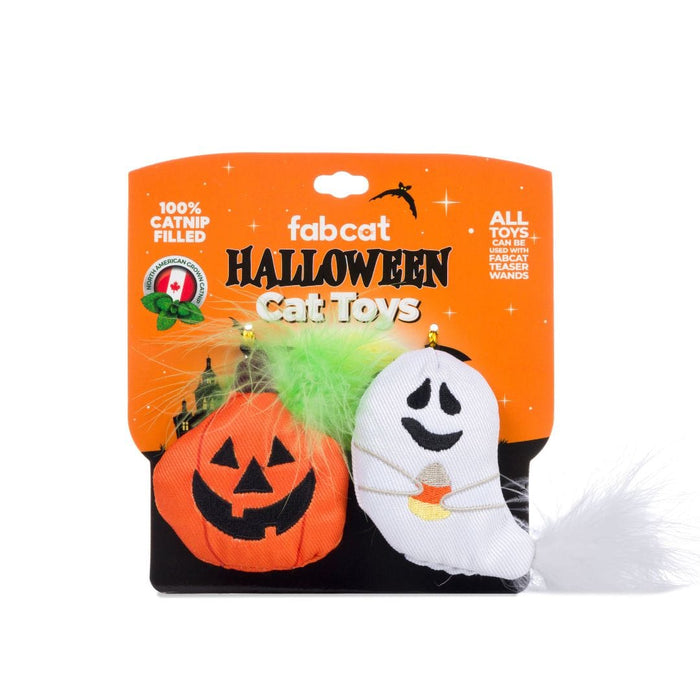 fabdog® Pumpkin/Ghost 2-Pack Cat Toy Toys