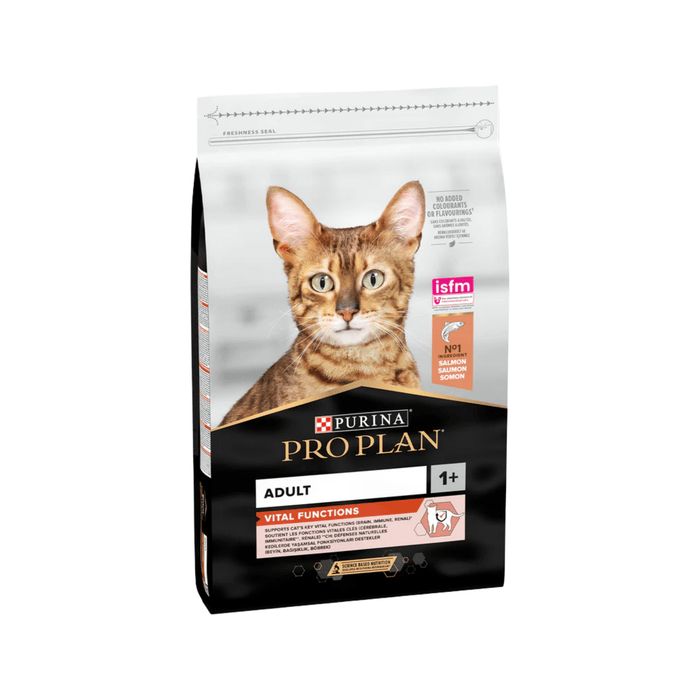Purina Pro Plan Vital Function Adult Dry Chicken Cat Food on white background