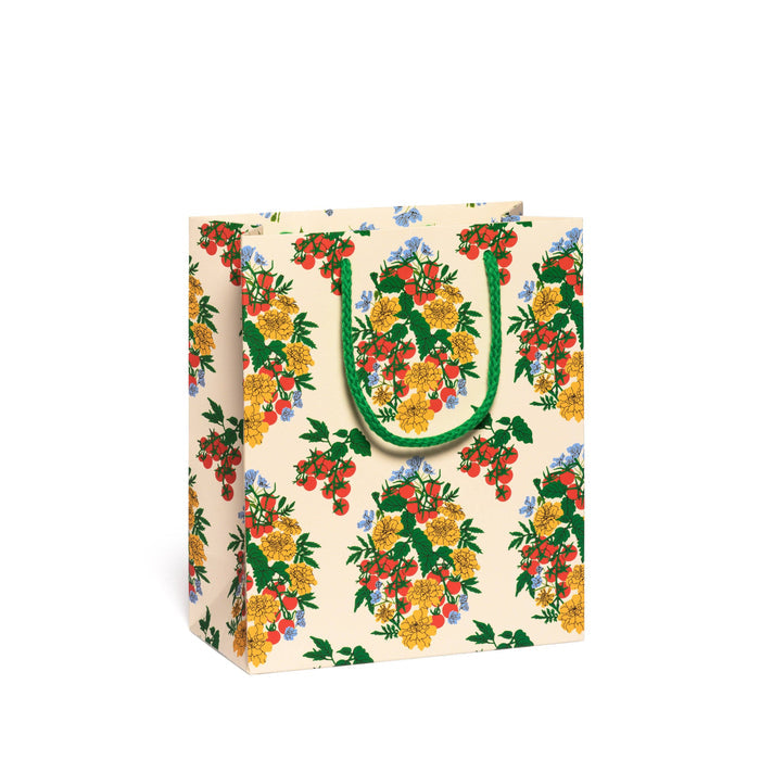 Red Cap Cards - Tomato Blossoms medium gift bag