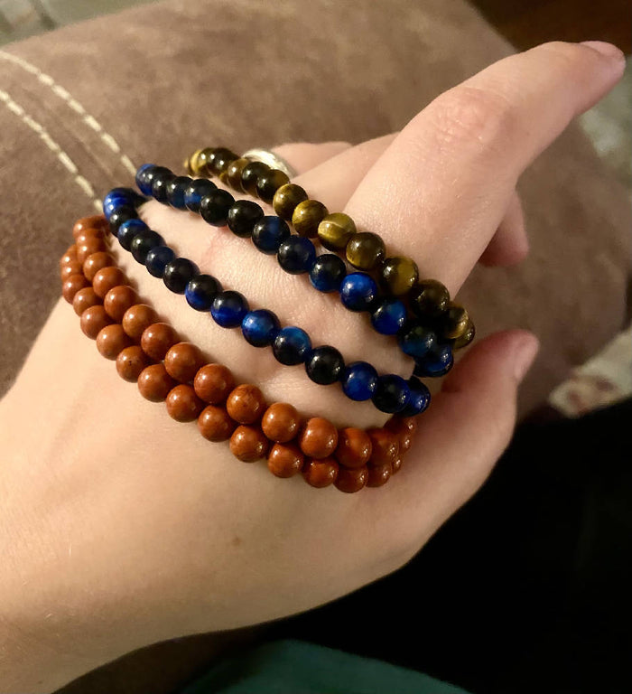 Red Jasper Men's Bracelet