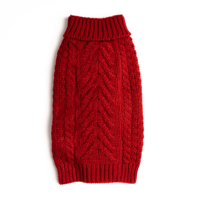 fabdog® 8" Red Super Chunky Sweater Apparel