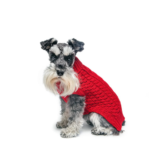 fabdog® Red Super Chunky Sweater Apparel