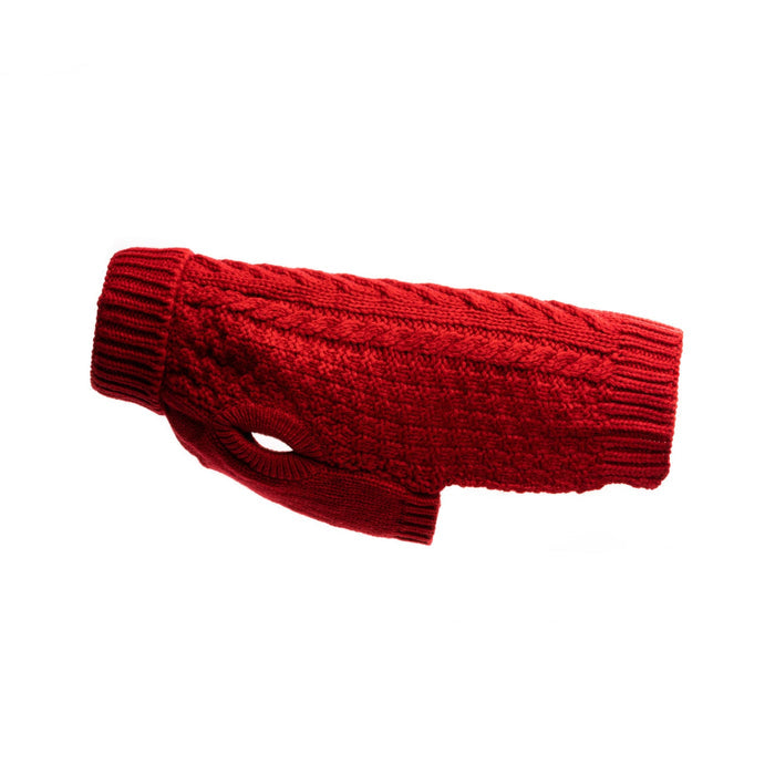 fabdog® Red Super Chunky Sweater Apparel