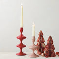 Retro Enameled Taper Holder