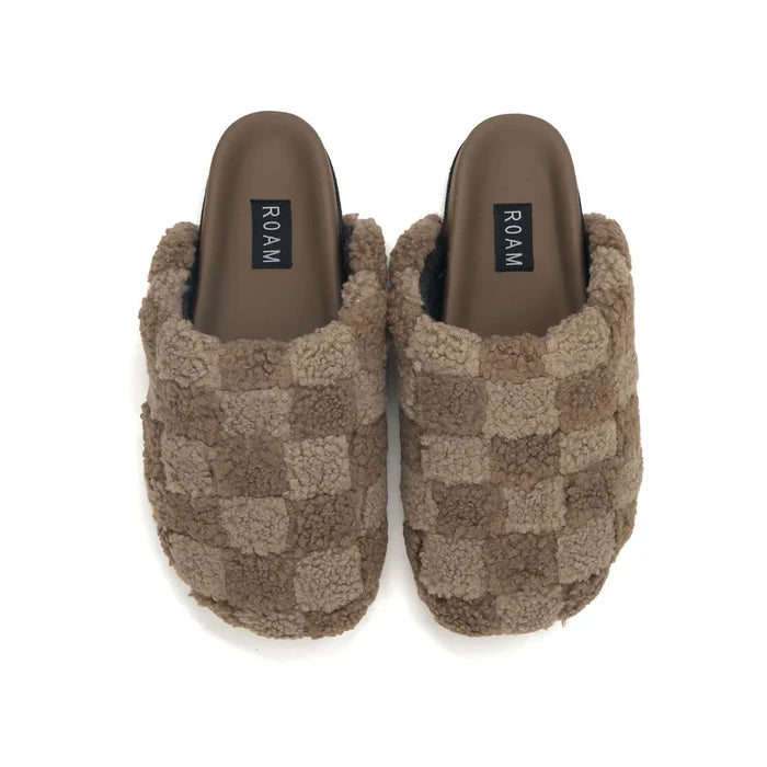 ROAM | Fuzzy Checkered Clog