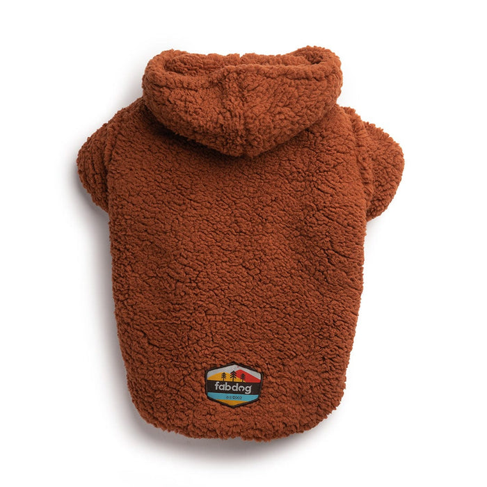 fabdog® 8" Rust Sherpa Hoodie Apparel
