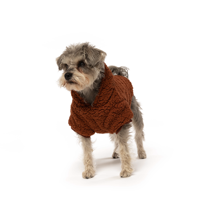 fabdog® Rust Sherpa Hoodie Apparel
