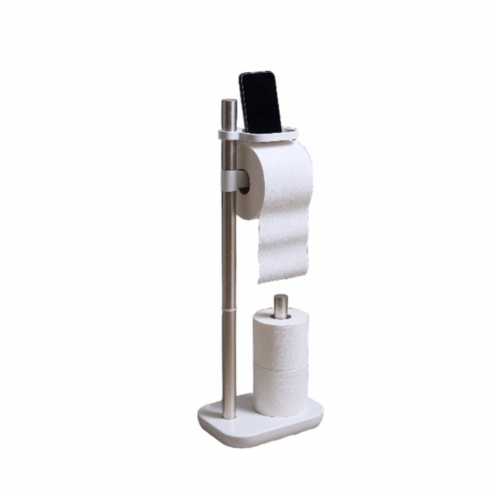 Rustproof Free Standing Toilet Roll Holder, 73 x 25 x 16 cm