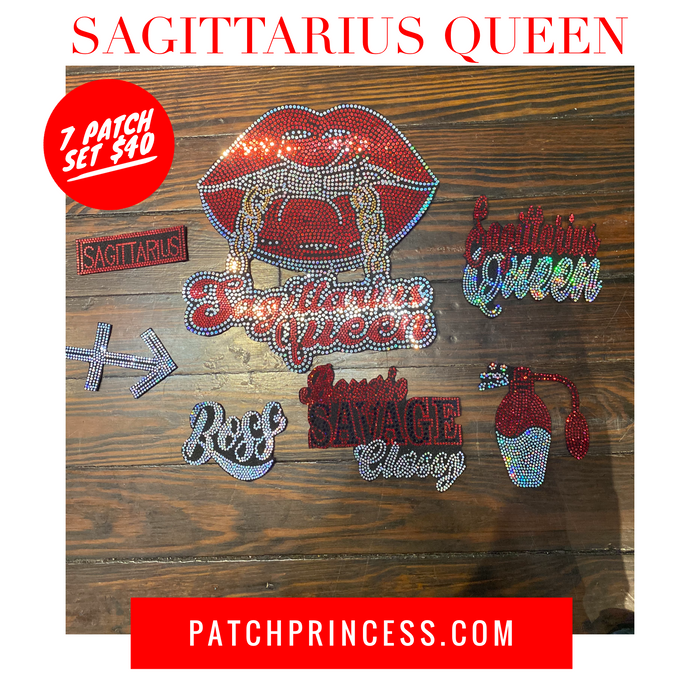 SAGITTARIUS QUEEN 7 PATCH SET