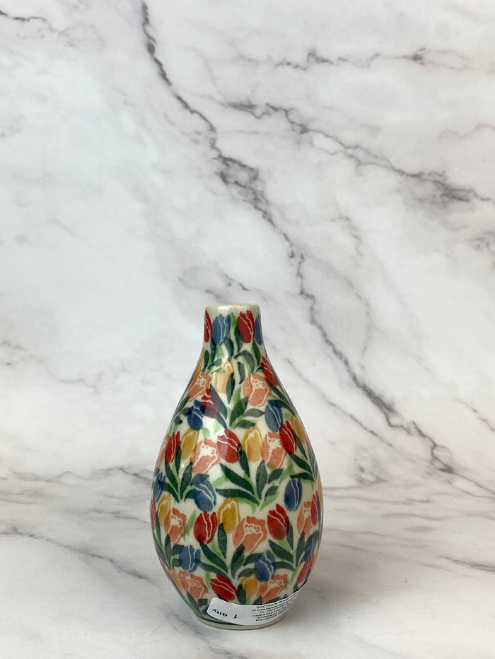 SALE Short Single Stem Unikat Vase - Shape G17 - Pattern U4226