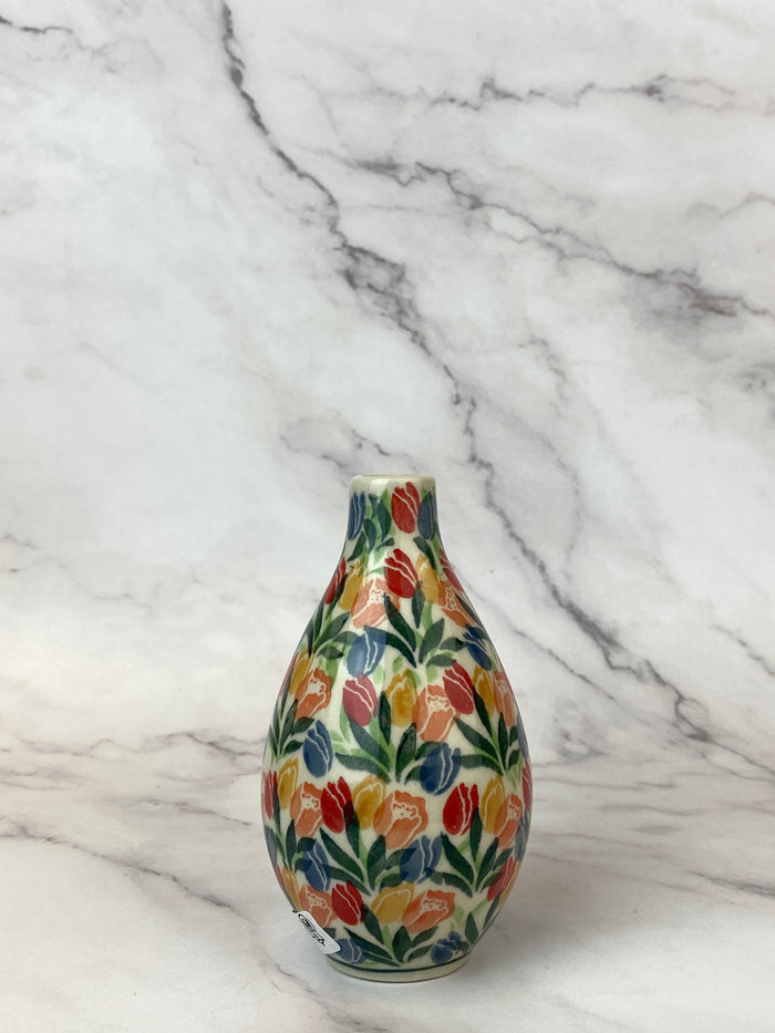 SALE Short Single Stem Unikat Vase - Shape G17 - Pattern U4226