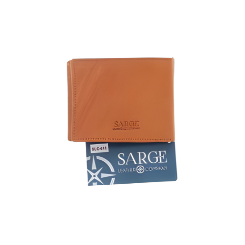 SARGE LEATHER COMPANY MEN'S BI-FOLD SLIM