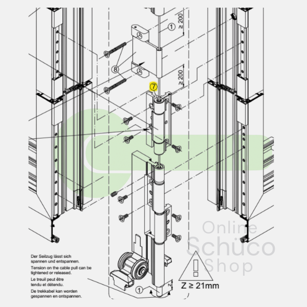 Schuco 2-delig scharnier vouwwand RC2 ASS 70 HI - 233949