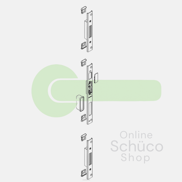 Schuco 3 delige sluitplaten set 240755 / 240756 / 240757 / 240758