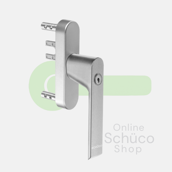 Schuco afsluitbare raamgreep - 247501 - aluminium