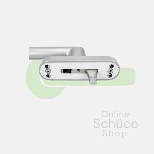 Schuco afsluitbare raamgreep - uitzetraam - 269567 - aluminium